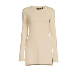 Theory Milania Tunic Sweater Wood‎ Ash Size Small New With Tags